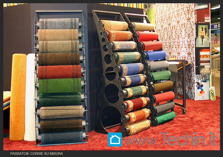 corsie passatoie vendita Milano 015146 Moquette fiera stand